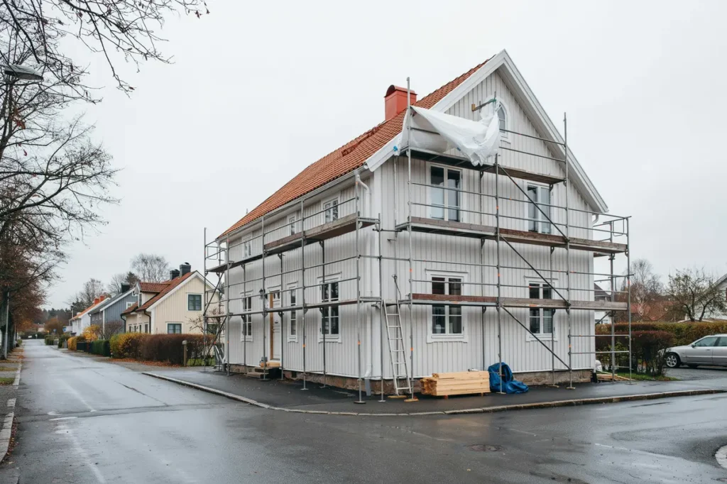 uthyrning och montering av byggst llning f r fasadrenovering i rnsk ldsvik